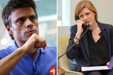 ¡SIGUEN EN LA LUCHA! Samantha Power: no descansaremos hasta que Leopoldo esté en casa