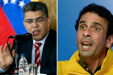 ¡LO ARRASTRÓ! Capriles sobre Jaua: ¿Qué sabe ese señor enchufado, «quema caucho», de educación?