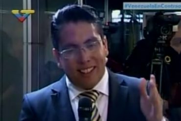 ¡JALA PERO NO TE GUINDES! Las preguntas complacientes de este periodista de VTV para Maduro (+Video)