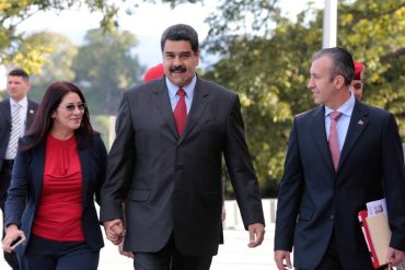 ¡AY, PAPÁ! Días antes de ser diagnosticado con coronavirus El Aissami se reunió con Cilia Flores, Maduro, Néstor Reverol y Erika Farías (+Imagen)