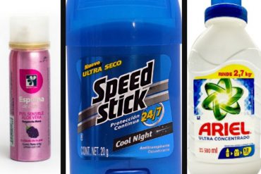 ¡ENTÉRATE! Los insólitos precios del desodorante, la espuma de afeitar y el detergente líquido