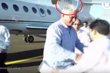 ¡INMORALES Y CHULOS! El vicepresidente de Cuba llegó a Nicaragua en una «colita» de Pdvsa (+Fotos)