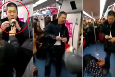 ¡DE IMPACTO! Intentaron suicidio colectivo tomando veneno mientras viajaban en metro (+Video)