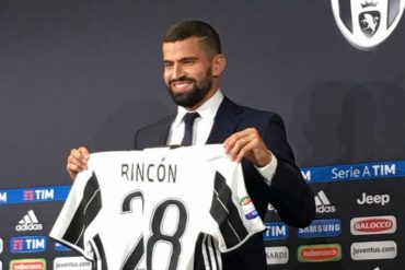 ¡QUÉ ORGULLO! La Juventus fichó oficialmente a Tomás Rincón por 8 millones de euros