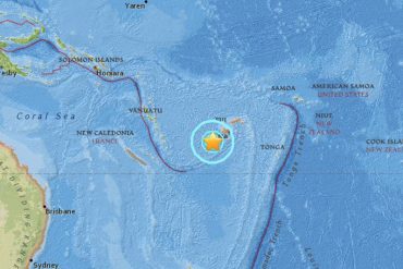 ¡ALERTA! Sismo de magnitud 7,2 frente a islas Fiyi dispara alerta de tsunami