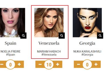 ¡PASO A PASO! Así debes votar para apoyar a Mariam Habach en el Miss Universo 2016
