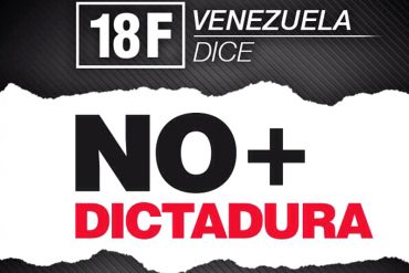 ¡RESTEADOS! Voluntad Popular convoca a jornada de protesta #18FDiNoMásDictadura (+Video)