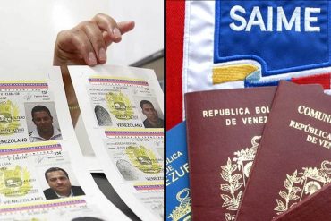 ¡INSÓLITO! Saime no permitirá sacar cédula a quien esté tramitando pasaporte (y que tienen meses esperando)