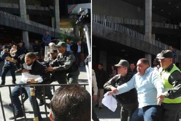 ¡LO ÚLTIMO! GNB agredió a diputados que llegaron de sorpresa al CNE para exigir elecciones (+Videos)