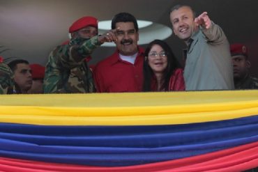 ¿CERRANDO FILAS? Maduro, Cilia Flores y Tareck El Aissami “celebraron” solitos el 4F en Maracay