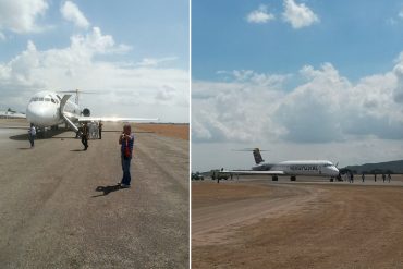 ¡TREMENDO SUSTO! Avión de Aeropostal aterriza de emergencia en Barquisimeto: Le falló un motor