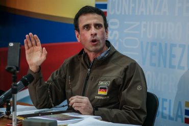 ¡NO QUIERE DIÁLOGO! Capriles respaldó decisión de la MUD de no participar en reunión con Gobierno