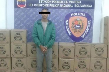 ¡POR VIVO! Apresaron a un hombre que “resguardaba” 40 cajas CLAP en una casa en La Pastora