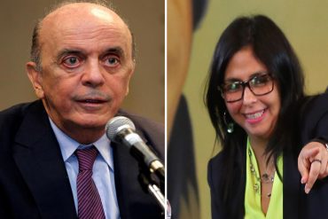 ¿INCOHERENTE? Así celebró Delcy Eloína tras conocer la renuncia del Canciller de Brasil por motivos de salud