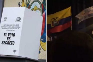 ¡PUEBLO FIRME! En Ecuador piden respeto y celeridad electoral al grito de: “No somos Cuba ni Venezuela» (+Video)