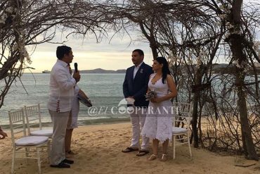 ¡DERROCHE SOCIALISTA! Se filtran fotos de la boda playera del presidente de VTV (+Imágenes)