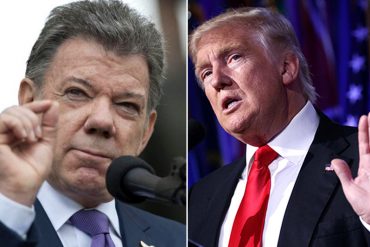 ¡SÉPALO! Trump y Santos hablaron sobre Venezuela y el narcotráfico en Colombia