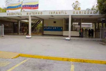 ¡DESALMADOS! Civiles armados disparan hacia el hospital Materno Infantil de Caricuao