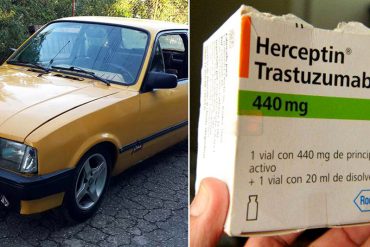 ¡DESGRACIAS DE LA PATRIA! Venezolano cambia su carro por 5 ampollas contra el cáncer