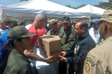 ¡QUÉ LÁSTIMA, TROPA! A los militares no los humilla el imperio sino sus jefes cuando les dan una caja de CLAP