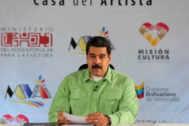 ¡PURO SHOW! Maduro: Vamos a coordinar “la primera jornada de oración por la paz”