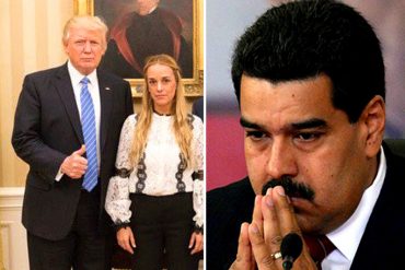 ¡ERA OBVIO! Tintori: Maduro ordenó al TSJ ratificar sentencia contra Leopoldo porque me reuní con Trump