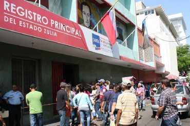 ¿Y LOS RECURSOS? Cerraron el Registro Principal de Maracaibo por falta de tóner