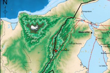 ¡ENTÉRESE! Sismo de 3.2 se sintió en Machiques, estado Zulia