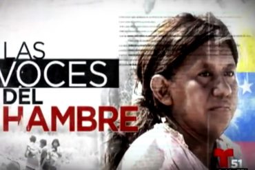 ¡MÍRALO ANTES QUE LO QUITEN! «Las Voces del Hambre», reportaje que muestra la CRUDA realidad del país