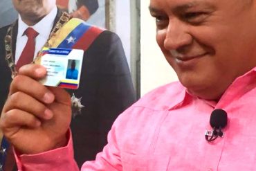 ¡PURO AMOR! Diosdado invitó a sacarse el carnet de la patria y le cayeron encima por las redes sociales (+Insultos)