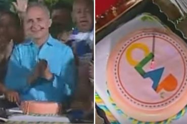 ¡NO SE LO PIERDA! Freddy Bernal sigue con la picadera de torta por el “cumpleaños” de los CLAP (+Video + Trencito)