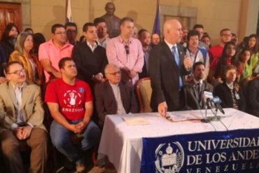 ¡ESTÁN COMO CALLADOS! Rector de la ULA: universitarios deben “alzar su voz de protesta” contra esta barbarie