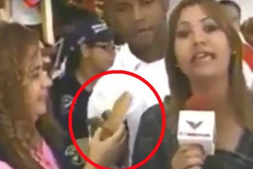 ¡PÍLLELA! Así rechazó Iris Varela el “pan de moringa” que le ofrecieron en una panadería «solidaria» (+Video)