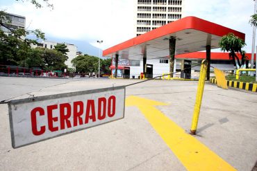 ¡QUÉ ABUSO! Suspenden suministro de combustible en Lechería por protestas opositoras