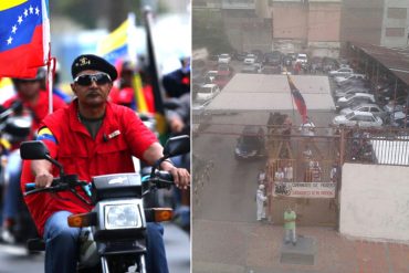 ¡SALVAJES DESATADOS! Colectivos armados invadieron y tomaron estacionamiento en La Candelaria