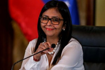 ¡CINISMO A MIL! Delcy Rodríguez: Venezuela saldrá triunfadora en el diálogo por la paz que se reanuda hoy