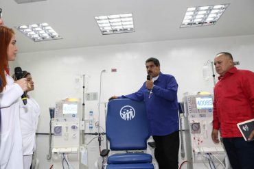 ¡INCREÍBLE! Maduro inaugura hospital de El Furrial con el nombre de la madre de Diosdado Cabello (+Video)