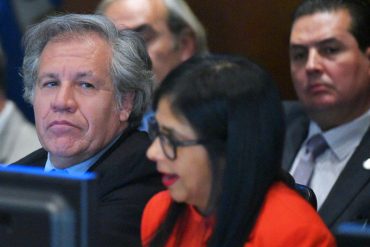 ¡SE HIZO LA LOCA! Lo que no le respondió Delcy Rodríguez a Almagro porque estaba concentrada en su pataleta