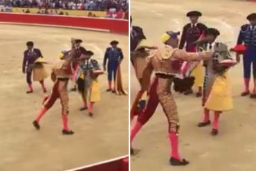 ¡BRAVO! Torero merideño rechazó gorra “roja-rojita” del 4-F y causó furor en el público (+Video)