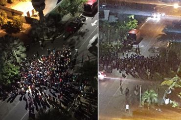 ¡SE ALZÓ EL PUEBLO! Varguenses protestaron frente a la casa de García Carneiro por comida (+Video)