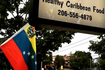 ¡GROTESCO ACTO DE XENOFOBIA! Atacaron restaurante por exhibir bandera de Venezuela en EE. UU.