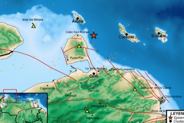 ¡LA TIERRA TIEMBLA! Fuerte sismo de magnitud 4.7 se registró nuevamente este viernes en Falcón