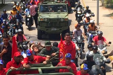 ¡Y EL PUEBLO, HAMBREADO! El exorbitante gasto del Gobierno en 16 pantallas para la caravana chavista (militares se quejaron)