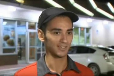 ¡BRAVO! Venezolano es el “héroe del mes” por salvar la vida a una mujer en McDonalds de Miami (+Video)