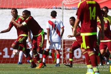 ¡VAMOS VINOTINTO! Venezuela ganó 3-2 a Perú y avanzó al hexagonal del Suramericano Sub 17