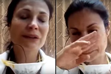 ¡ENTÉRATE! Caterina Valentino resultó fuertemente afectada por bombas lacrimógenas durante protesta (+Video)