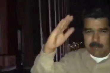 ¡RESPIRANDO HONDO! Maduro publica video llegando a Miraflores para mostrar que sobrevivió a «huevazos» en San Félix