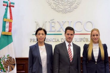 ¡SOLIDARIDAD DESDE MÉXICO! Presidente Peña Nieto se reúne con Lilian Tintori y le reitera su postura de apoyo ante crisis