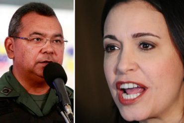 ¡CONTUNDENTE! Así le respondió María Corina a Reverol por acusar a dirigente de Vente Venezuela de asesinato