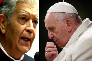 ¡CONMOVEDOR! El mensaje del papa Francisco sobre el cardenal Urosa Savino:  «Fue un abnegado pastor que entregó su vida al servicio de Dios y la Iglesia»